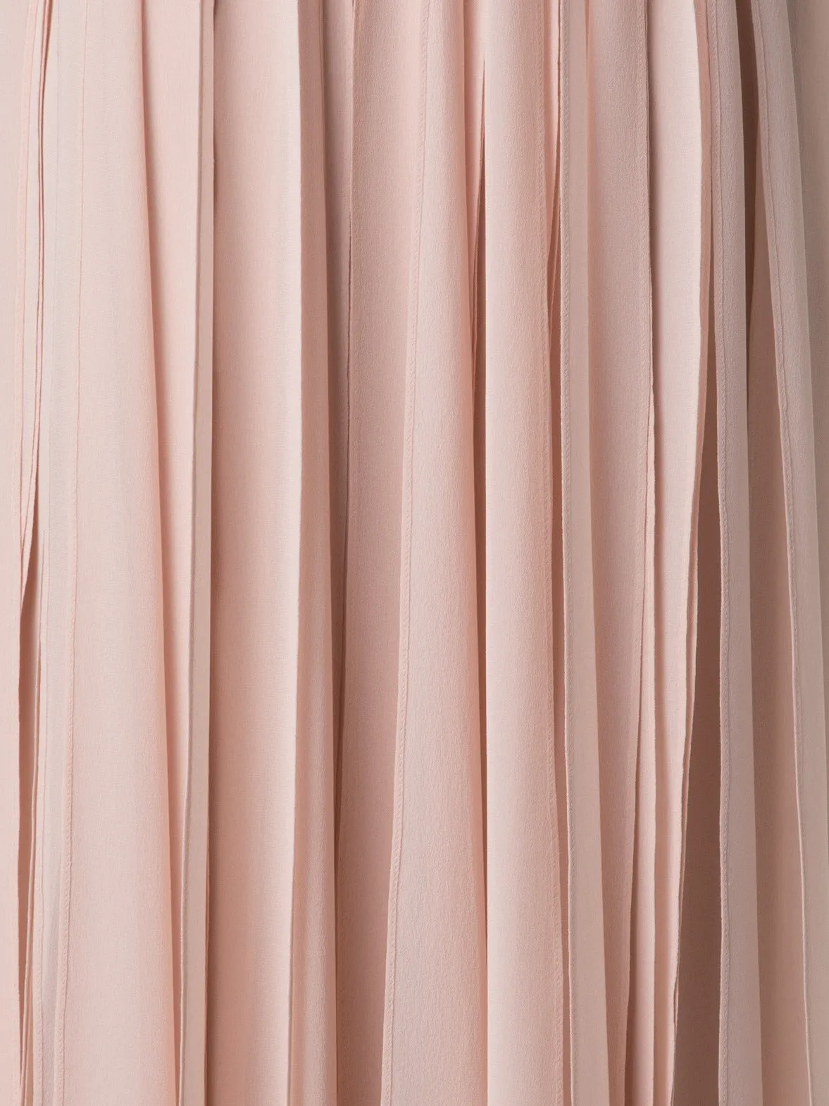 Long Silk Ribbons Corsage Gown
