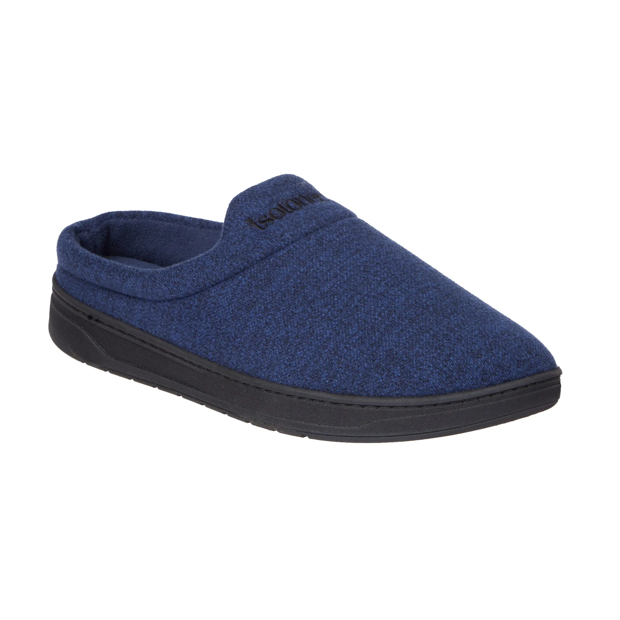 Men's Heathered Knit Brady Clog Slipper with Gel Infused Memory Foam