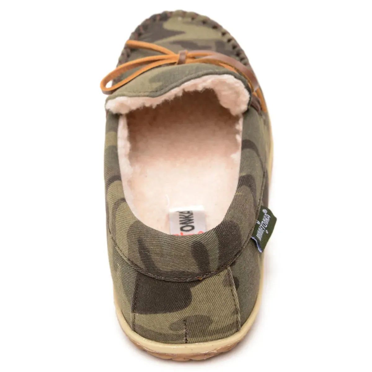 Minnetonka Tomm Canvas (Camo) - Mens Slippers