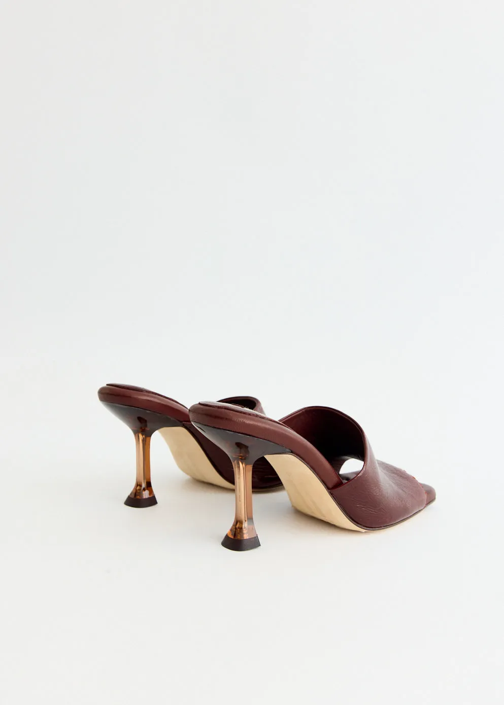 Miri Brown Mules Sandals