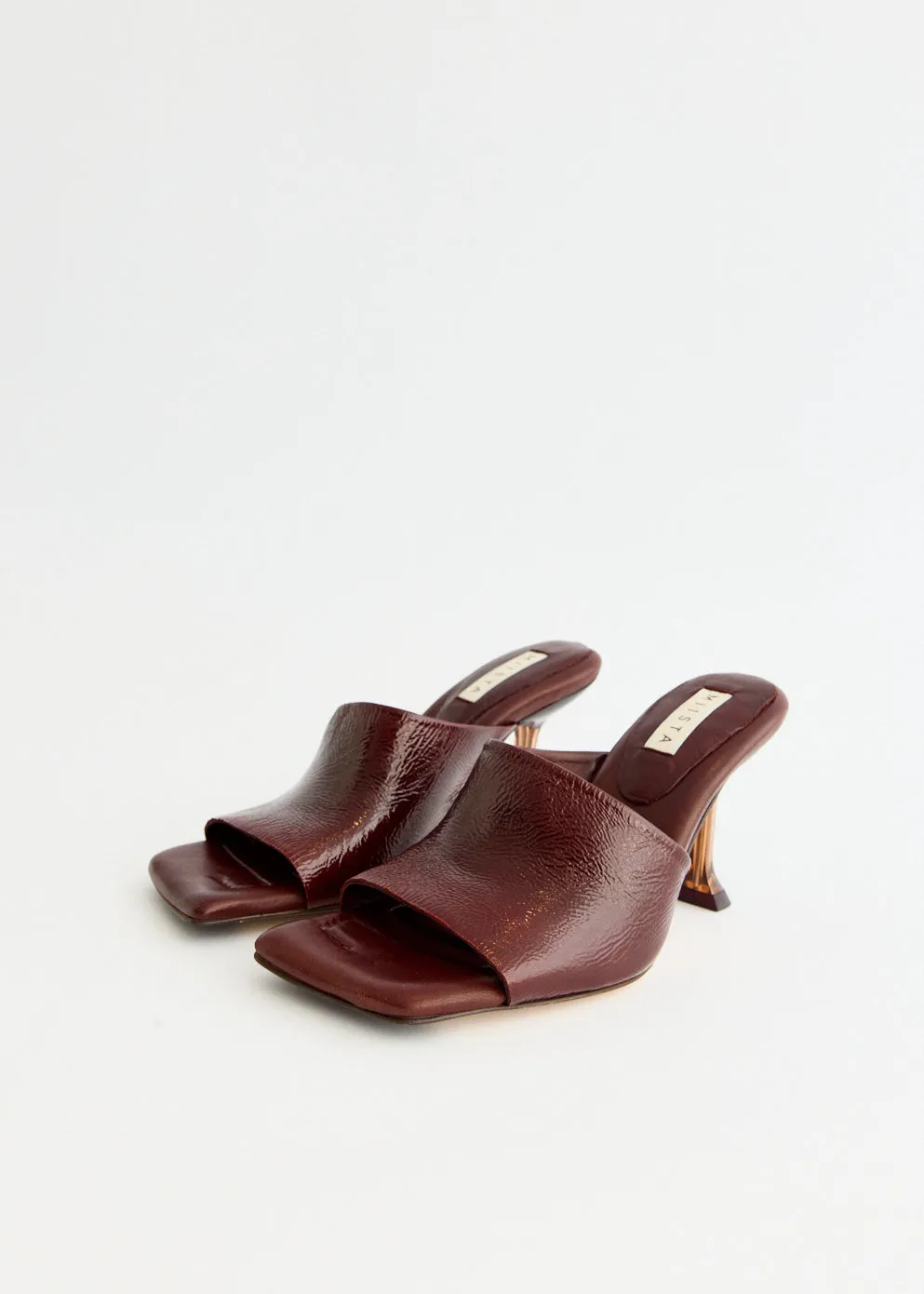 Miri Brown Mules Sandals