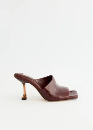 Miri Brown Mules Sandals