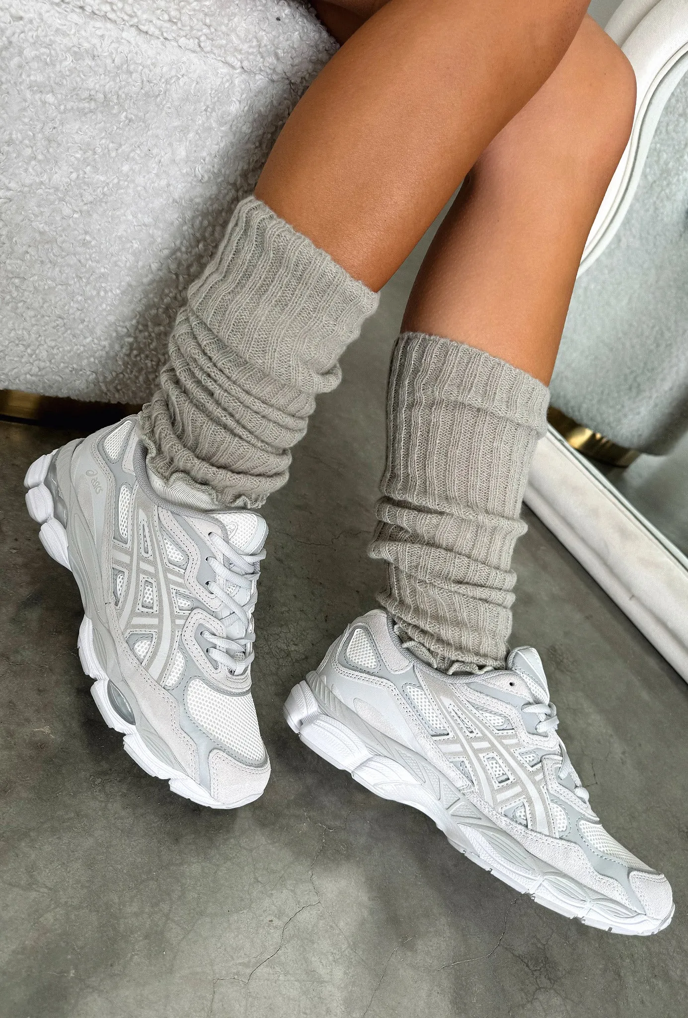 Nila Leg Warmers - Grey