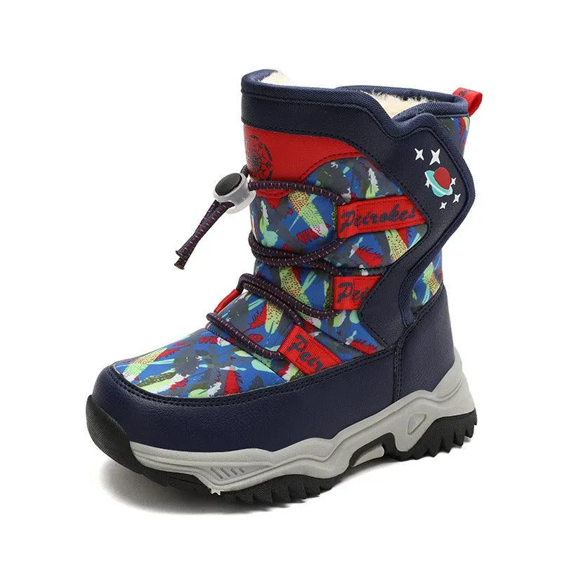 Older Kids Warm Thick Cotton Shoes Boys Snow Boots