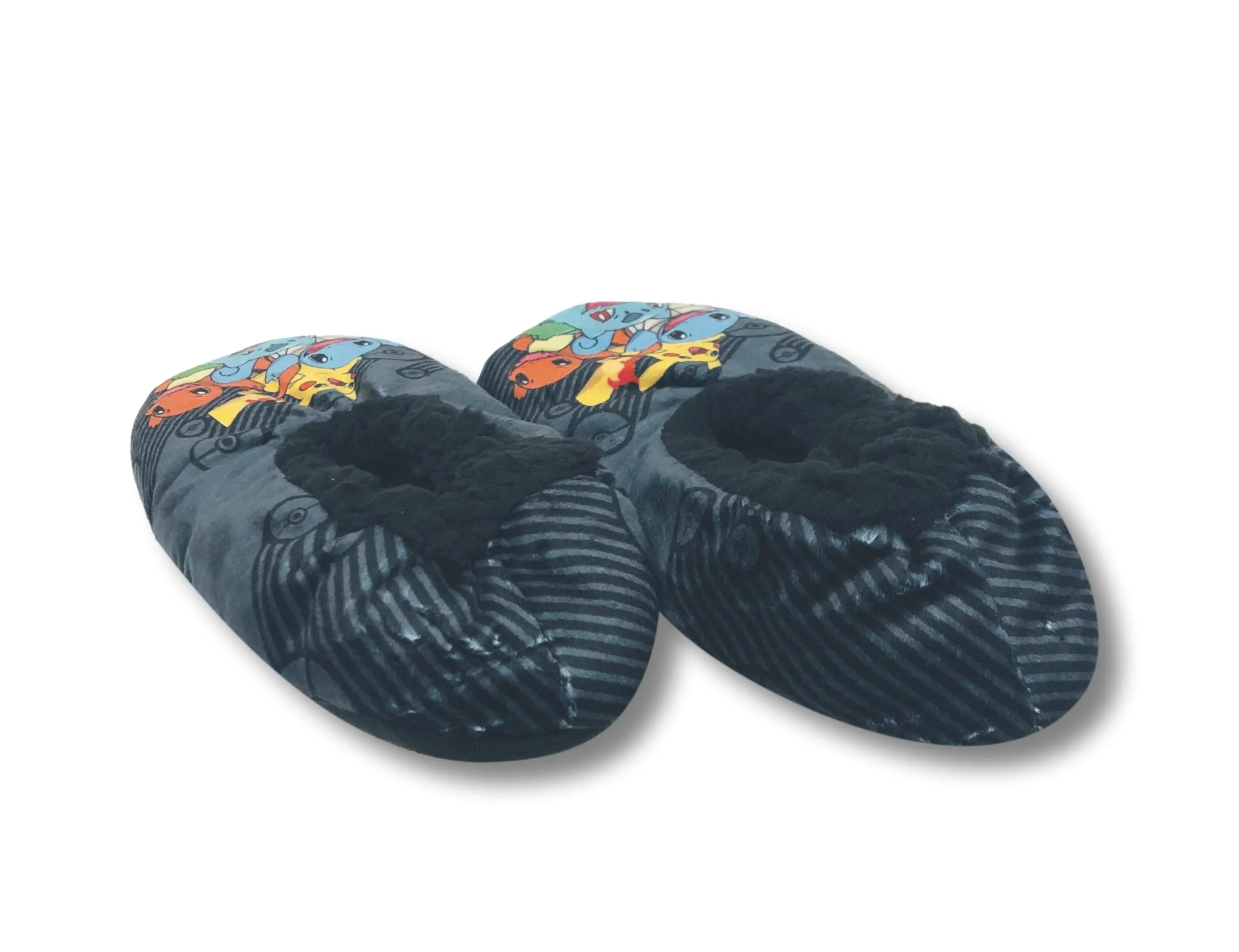Pokemon Boys Slippers Fuzzy Pikachu Slipper Socks for Kids
