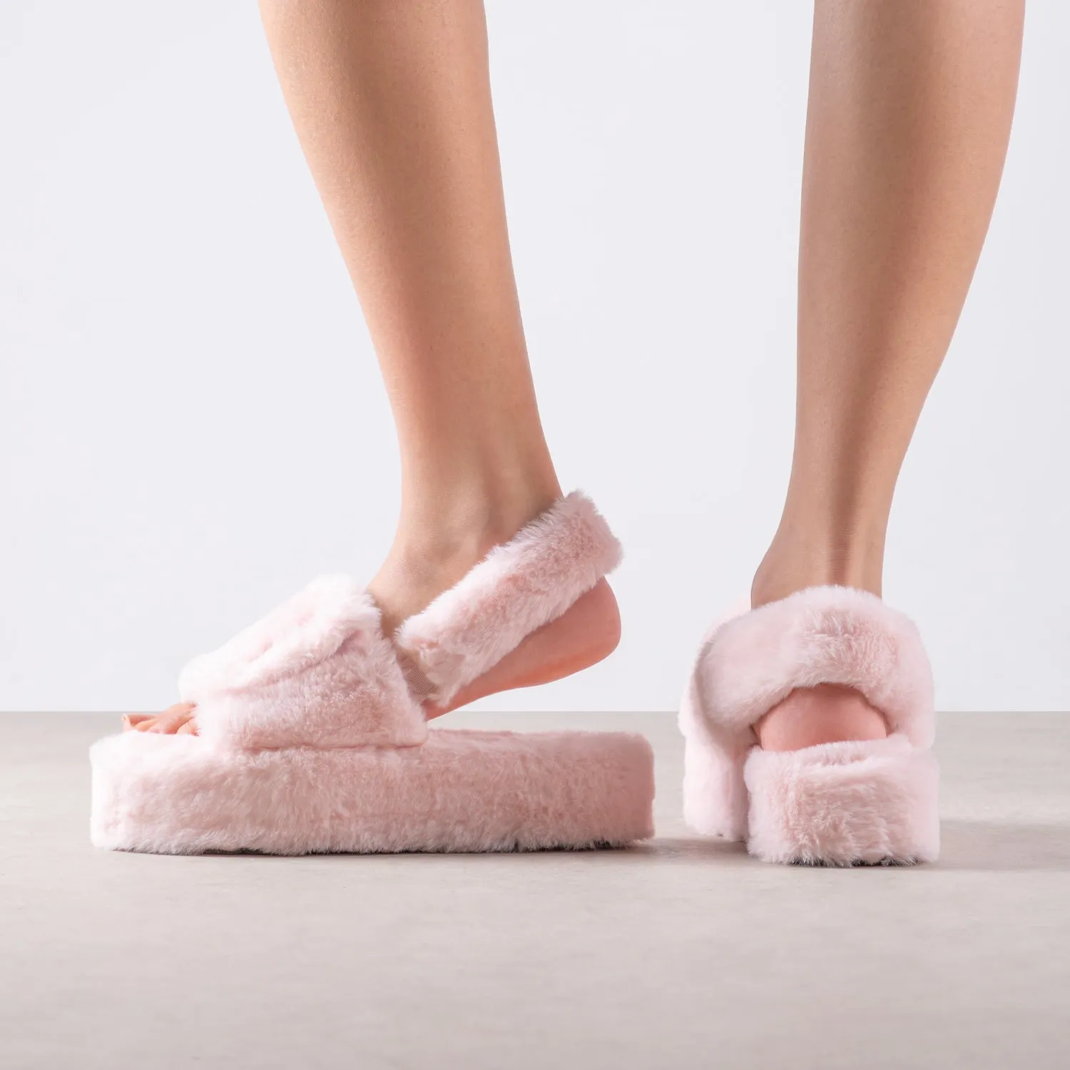 RAID Mireya Flatform Slider Slipper in Pink