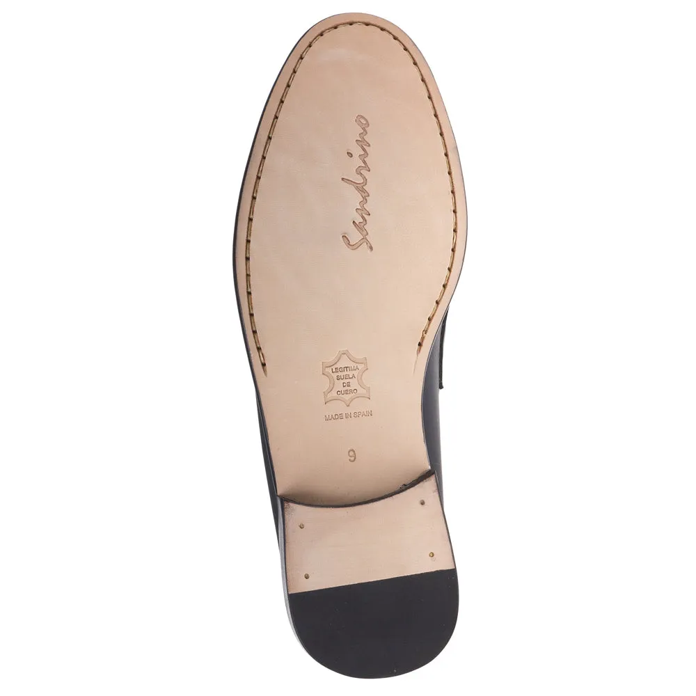 Sandro Moscoloni Hugo Navy handsewn Penny Loafer