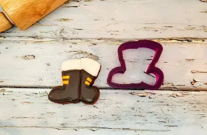 Santa Boots or Combat Boots Cookie Cutter