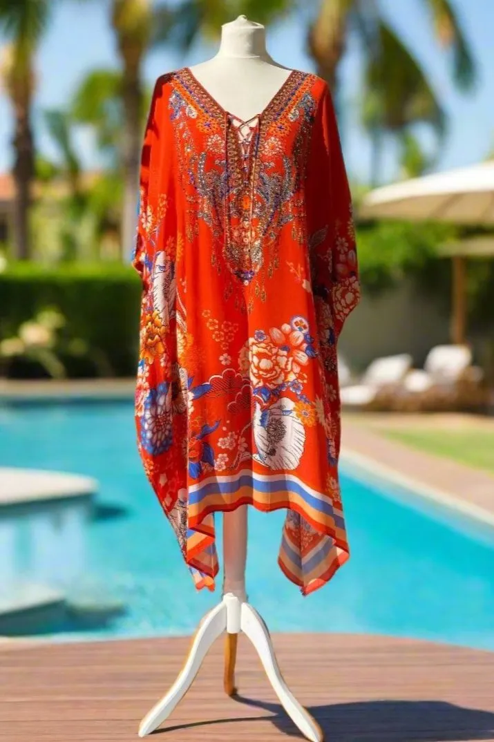 SHANGHAI ORANGE KAFTAN
