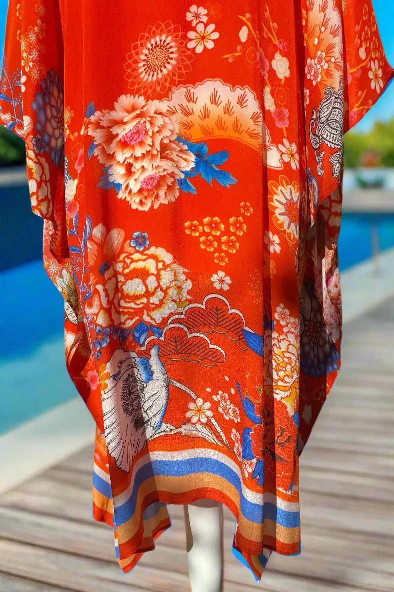 SHANGHAI ORANGE KAFTAN
