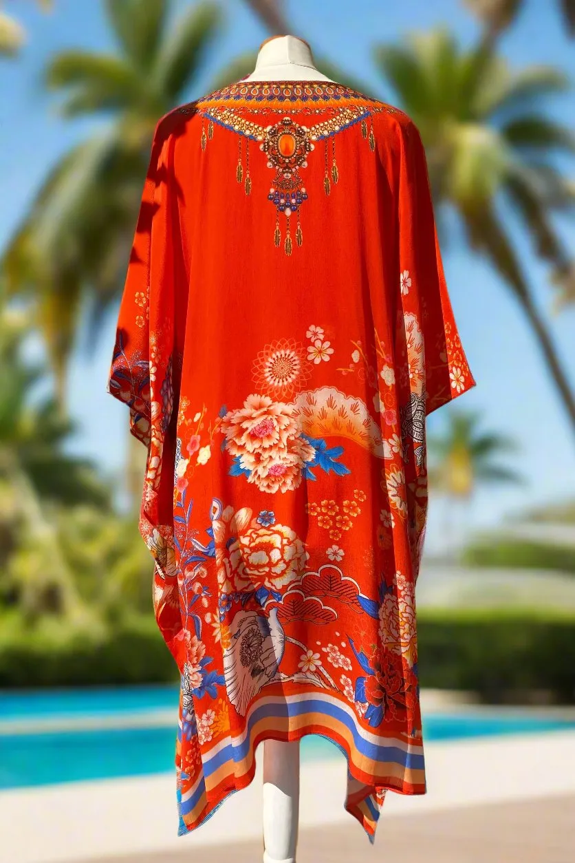 SHANGHAI ORANGE KAFTAN