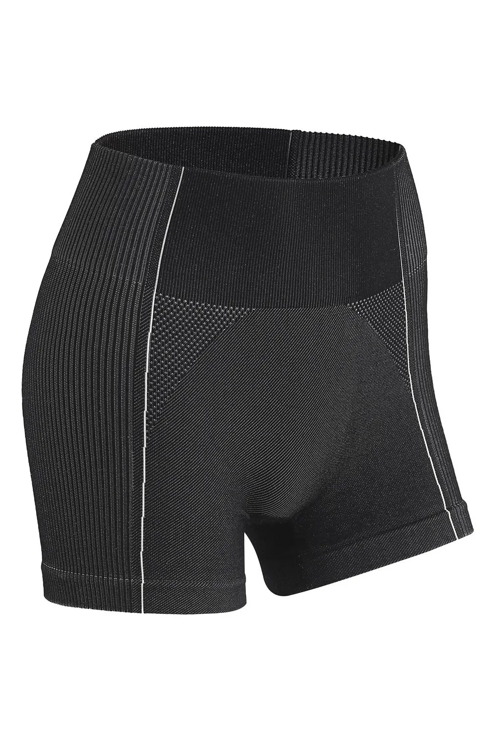 Solid Color High Waist Skinny Active Shorts