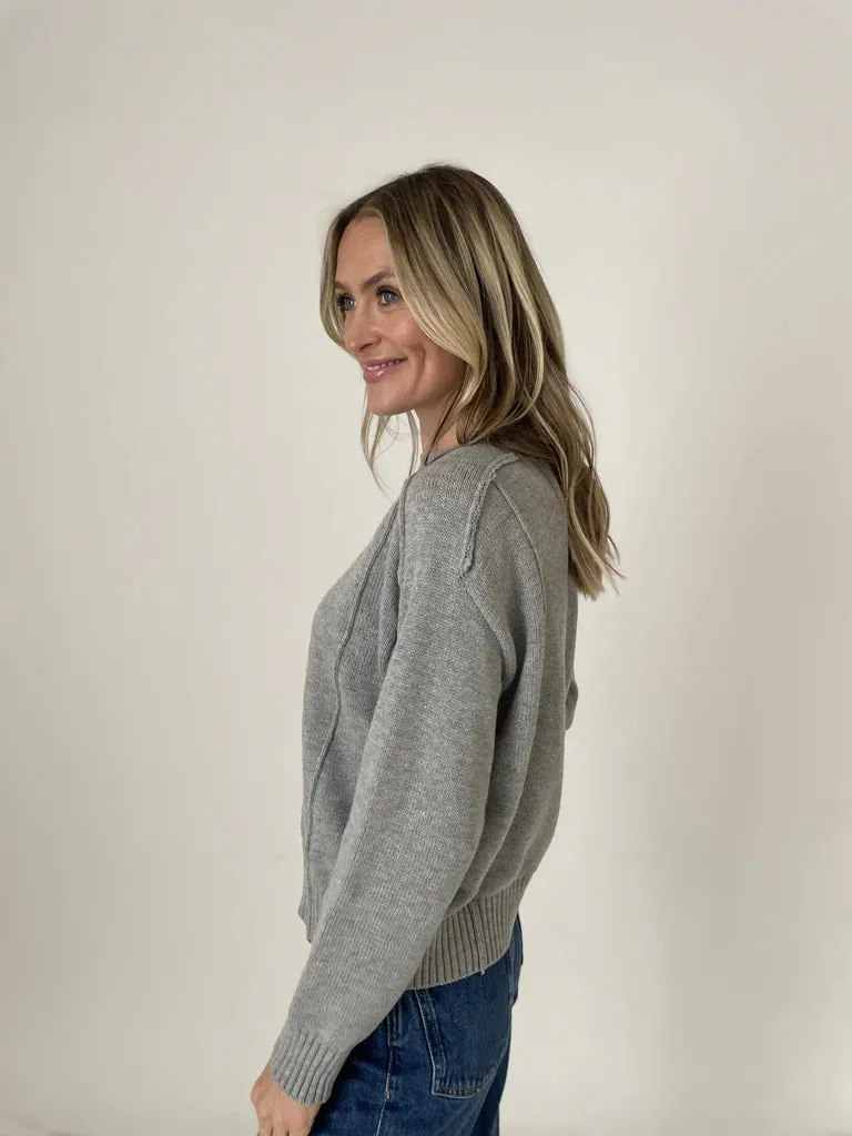 Sydney Exposed Hem Sweater
