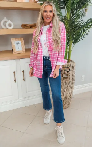 The Pink Plaid Flannel by Salty Wave *