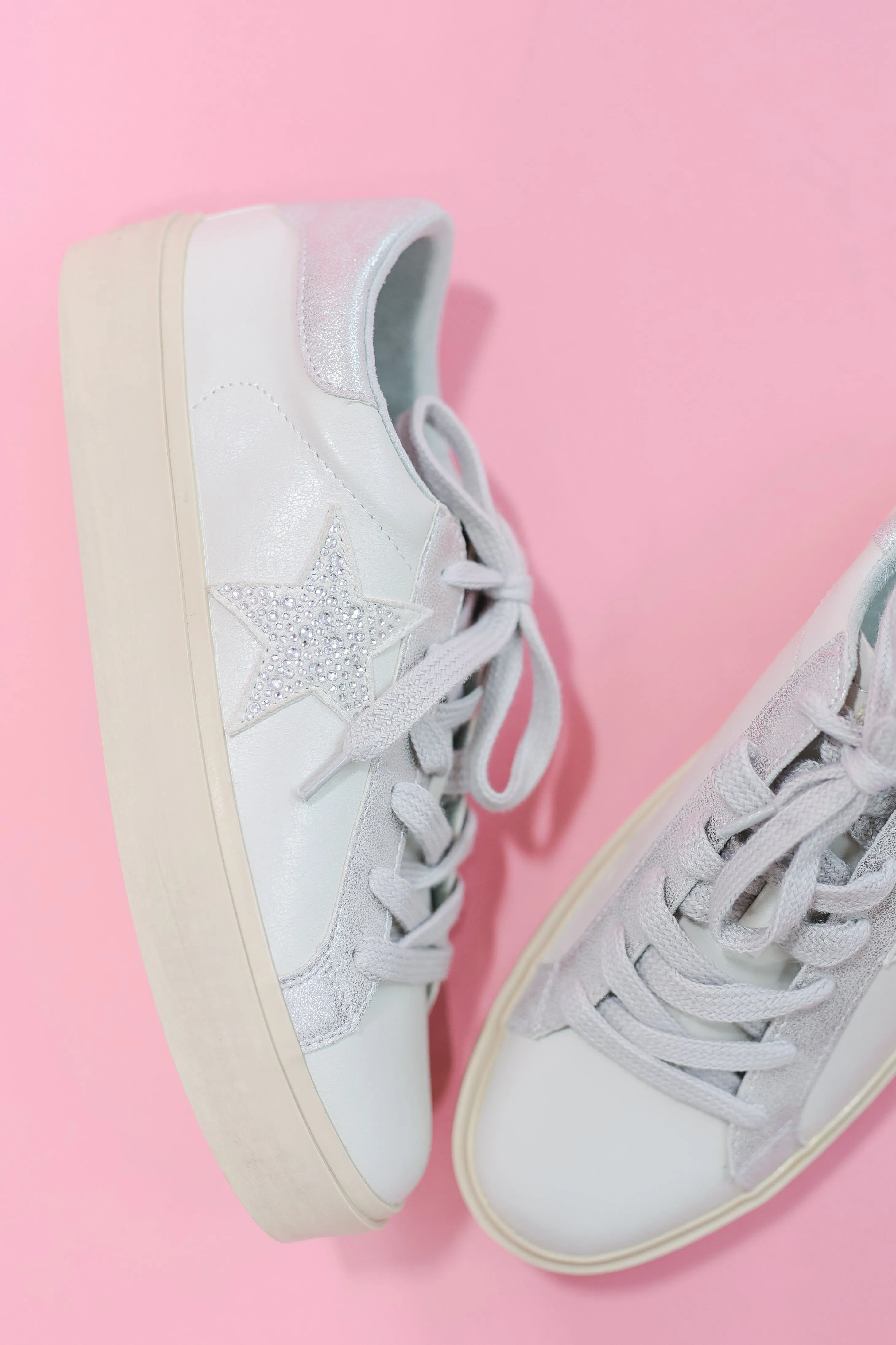 The Reba Sneakers In Crystal