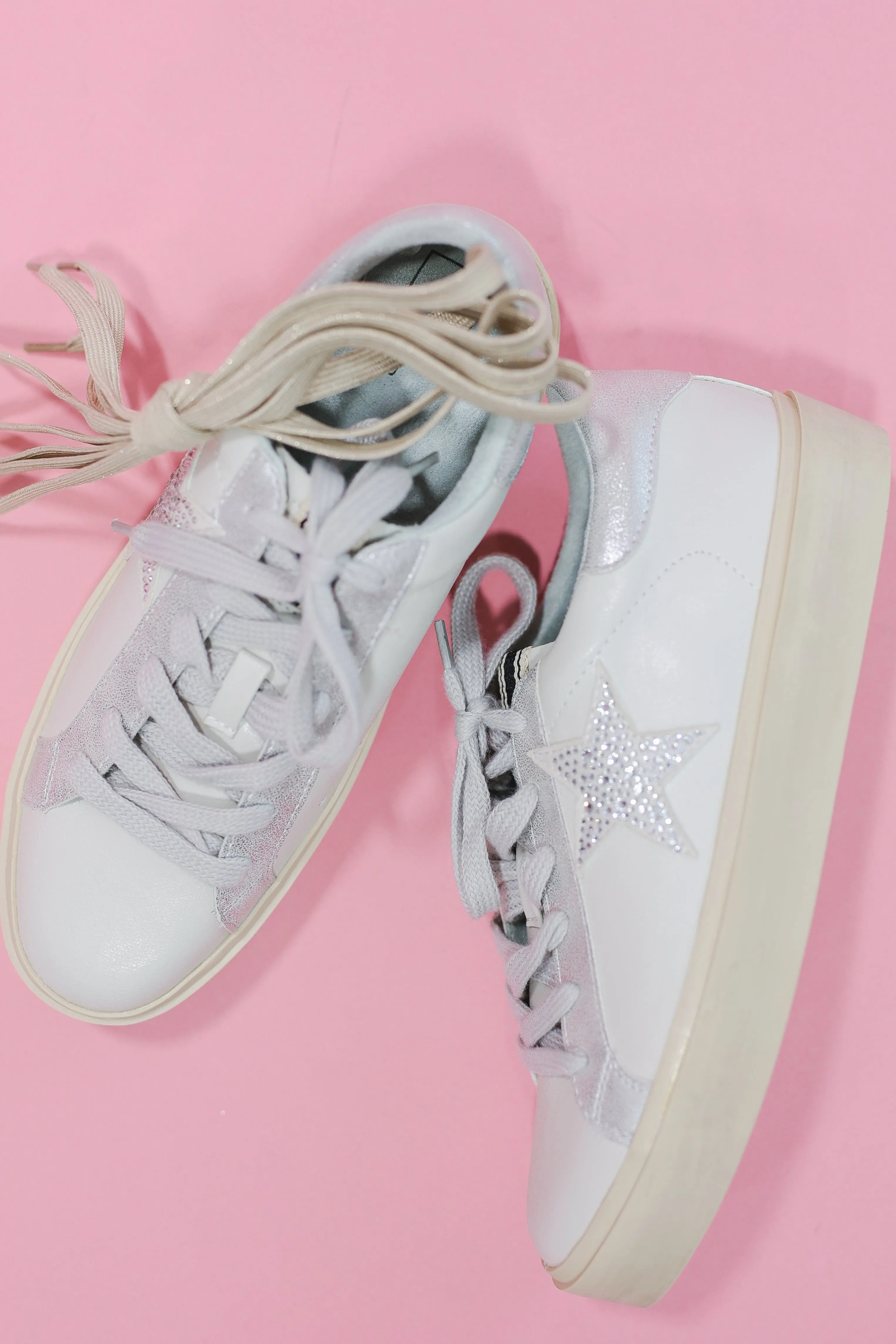 The Reba Sneakers In Crystal