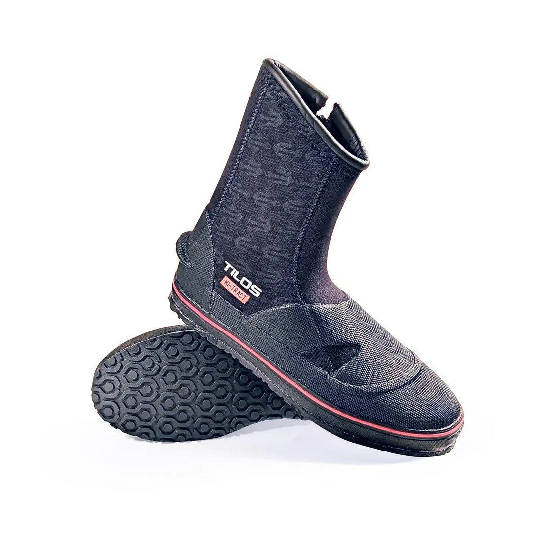 Tilos 6mm Thermoflare Hi-Tract Boots Semi-Dry Scuba Diving Booties