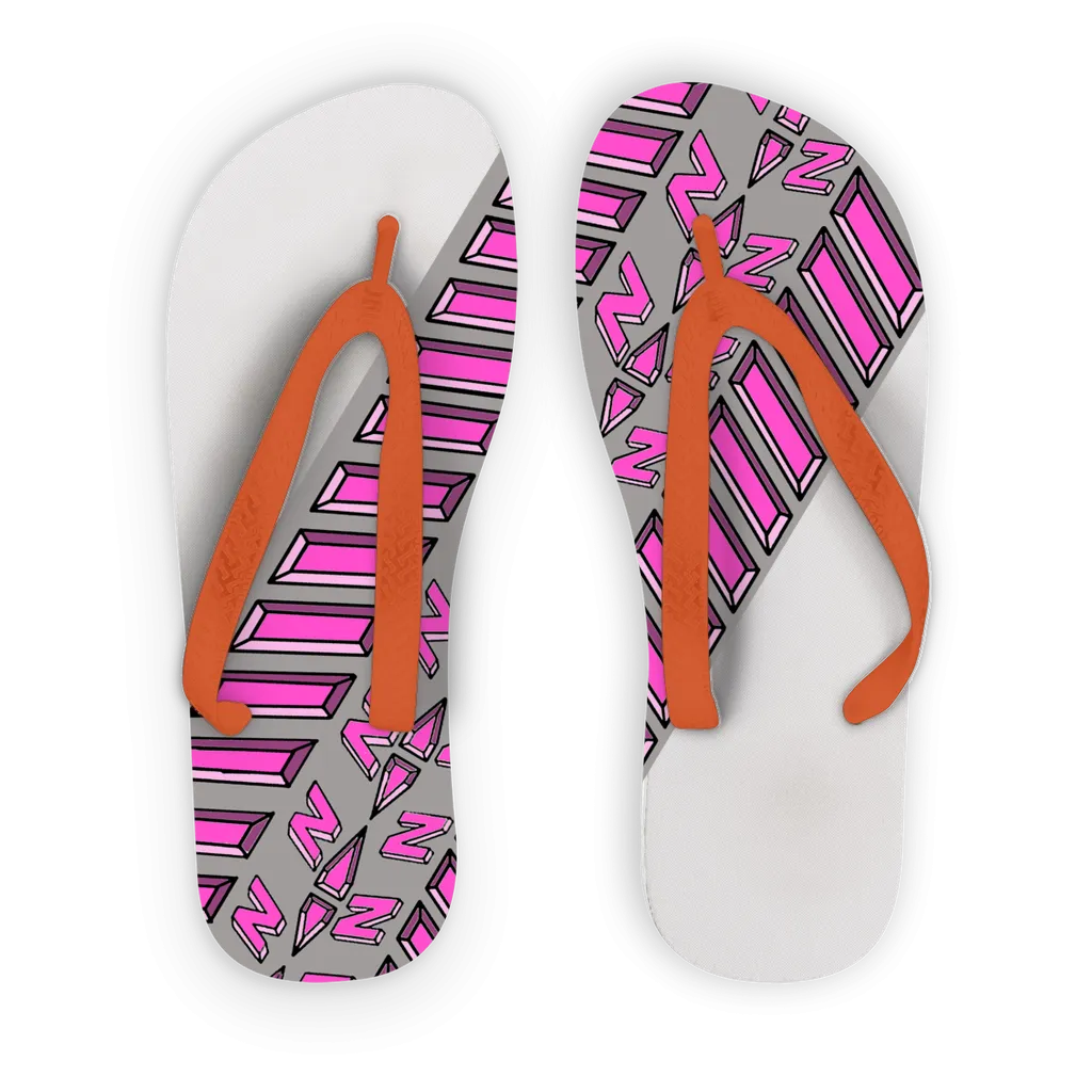 Tire Tread Collection Kids Flip Flops