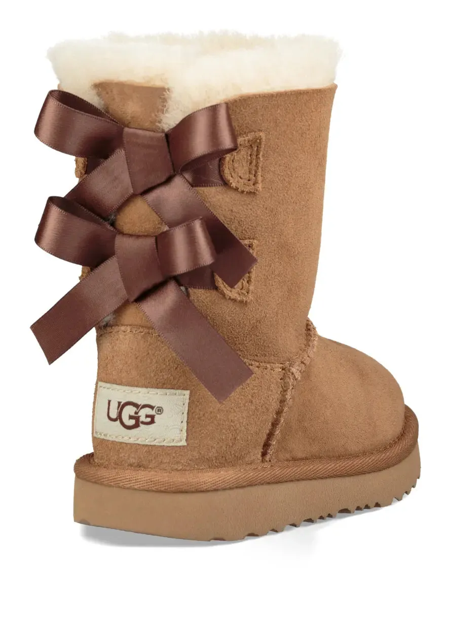 Toddler’s UGG Bailey Bow II – Cozy Sheepskin Boot with Silky Bows