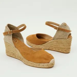 Toni Pons Tan Suede Espadrilles