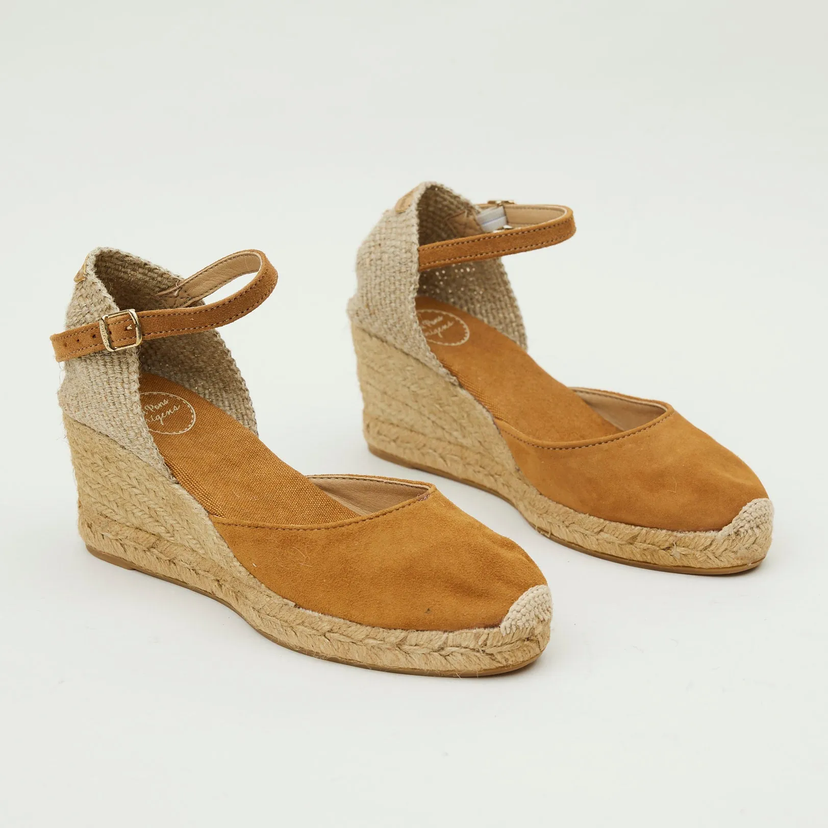 Toni Pons Tan Suede Espadrilles