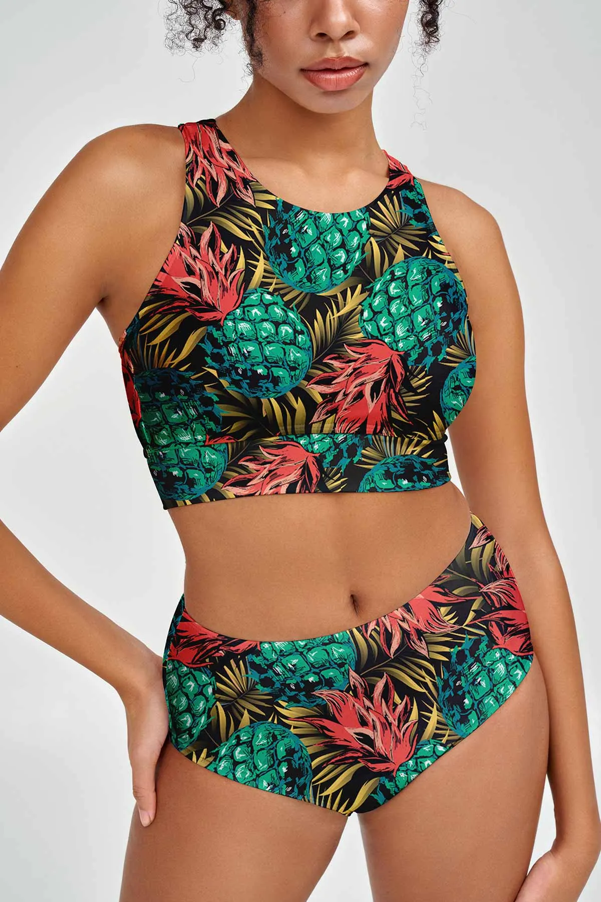 Tropicana Cara Full Coverage High-Waist Hipster Bikini Bottom - Women