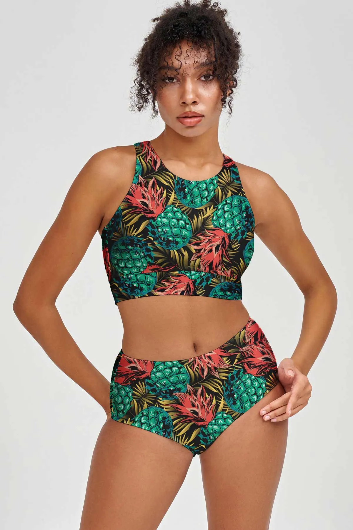 Tropicana Cara Full Coverage High-Waist Hipster Bikini Bottom - Women