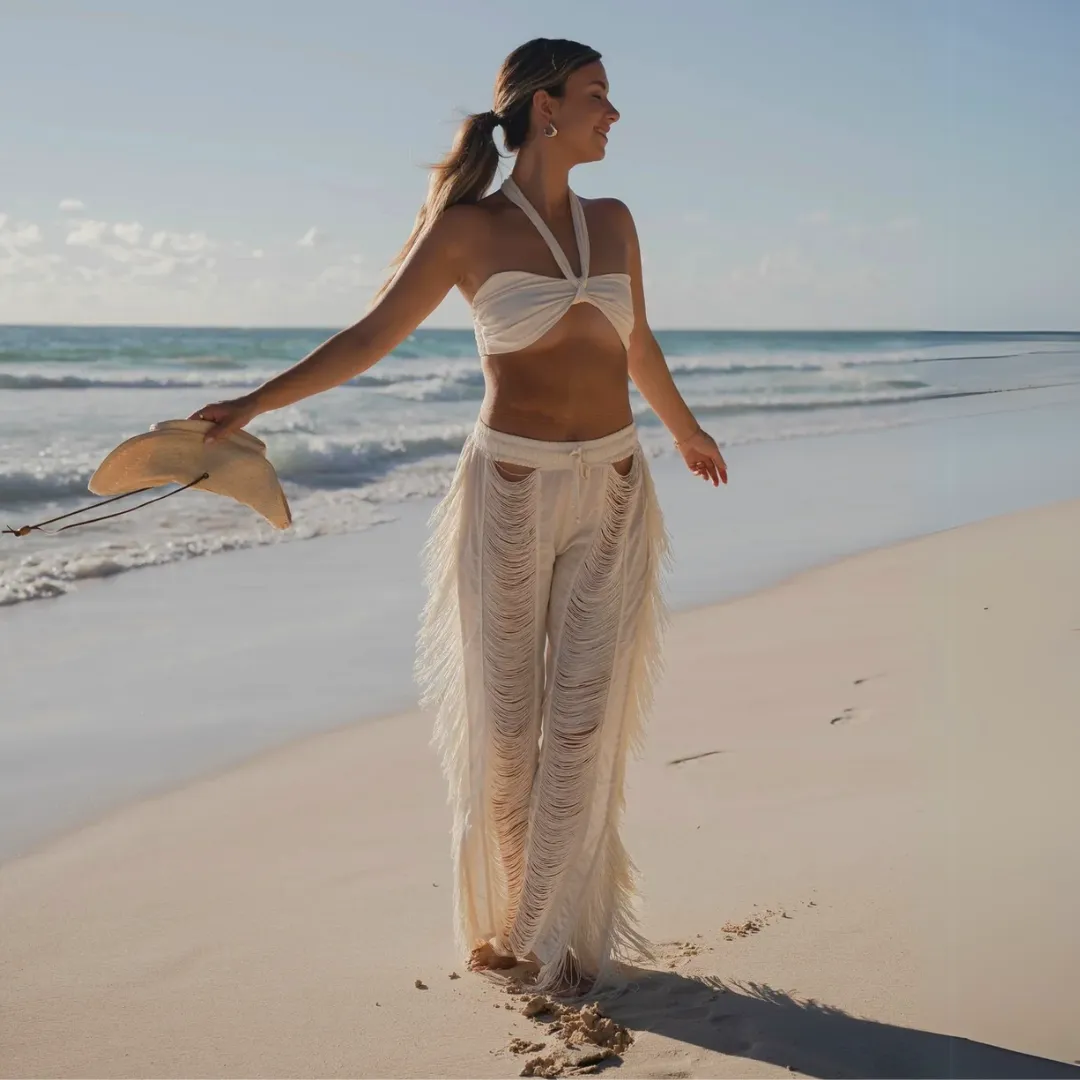 Tulum Linen Pants Set