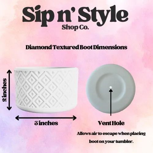 Warm Serene Swirl | Diamond | Silicone Boot
