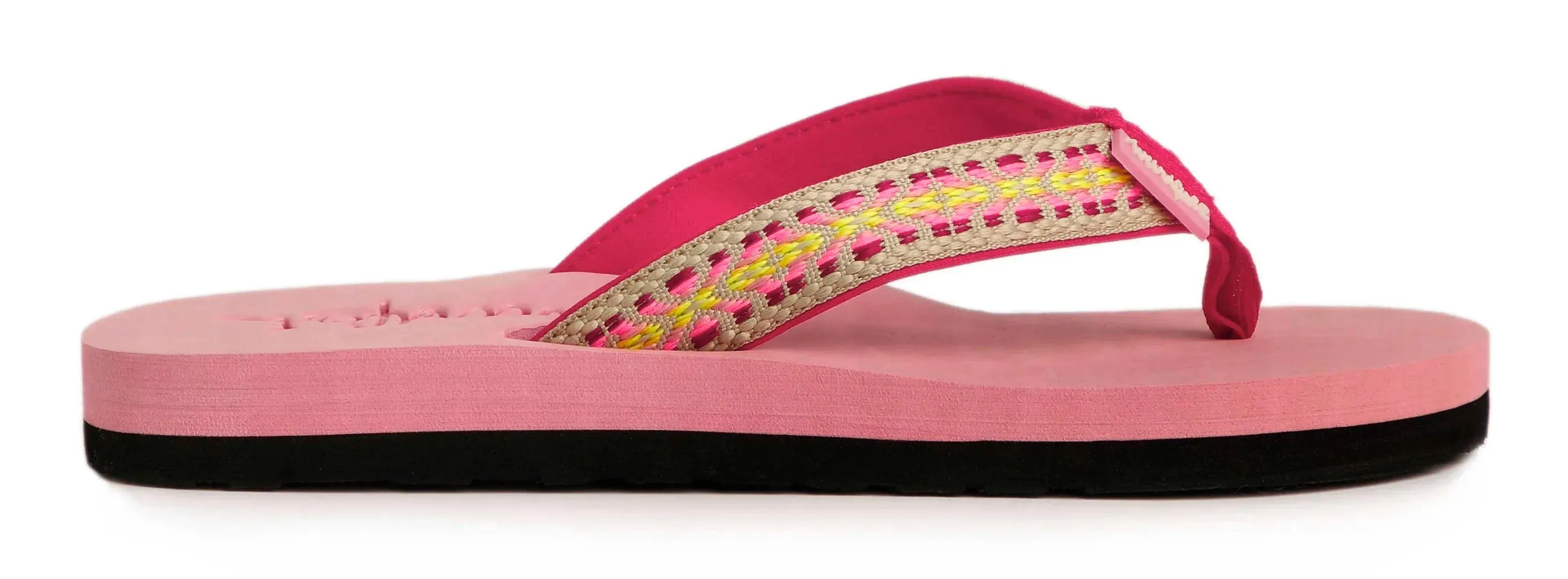Weird Fish Womens Adila Braided Flip Flops - Pale Pink