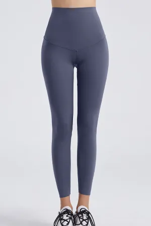 Wide Waistband High Rise Yoga Leggings