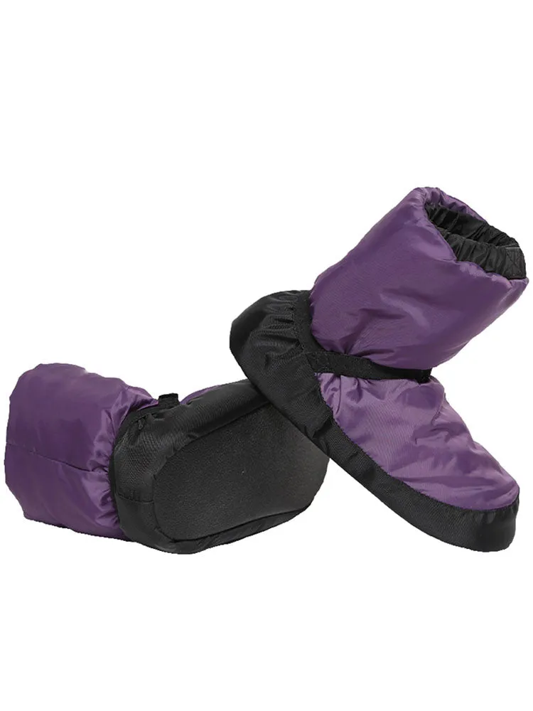 Winter Dance Warm Boots Soft Sole Warm Up Cotton Shoes Ballet Booties