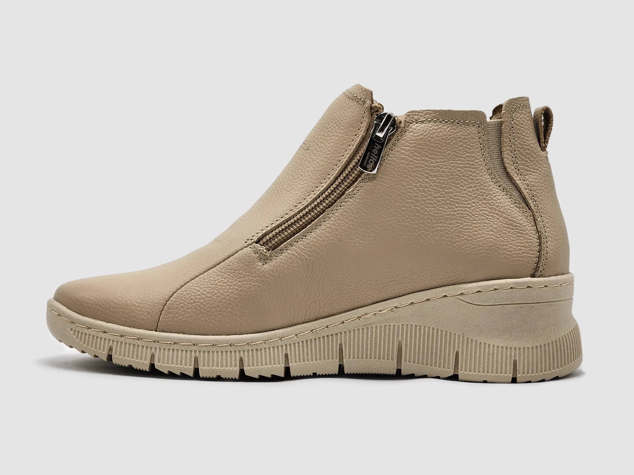 Women's Helios Pandora Fleece-Lined Leather Boots - Beige